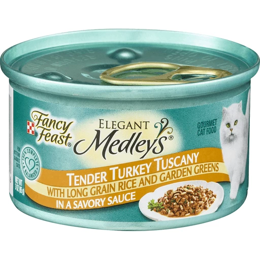 Purina Fancy Feast Elegant Medleys Tender Turkey Tuscany Cat Food