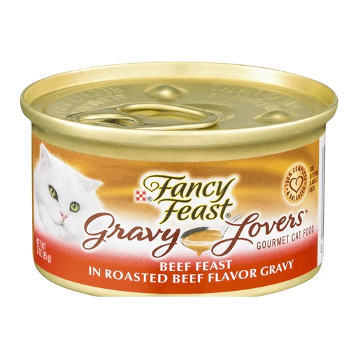 Purina Fancy Feast Gravy Lovers Beef Feast Gourmet Cat Food in Wet