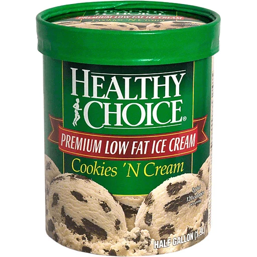 Healthy Choice Premium Low Fat Ice Cream Cookies N Cream Shop