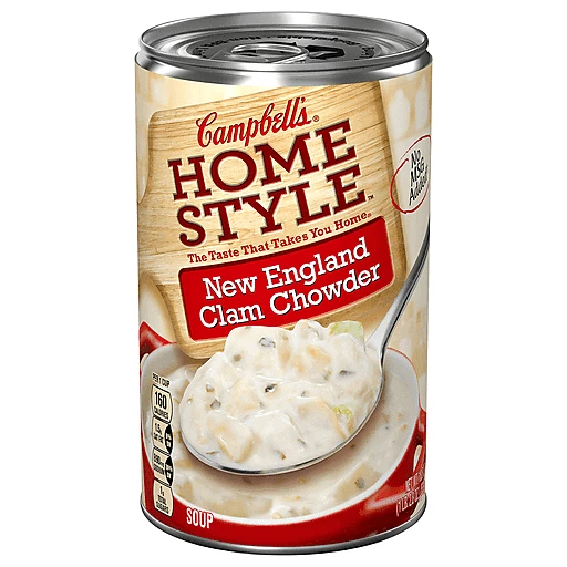 Campbell's online clam chowder