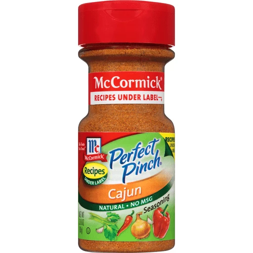 Mc Cormick Perfect Pinch Cajun Seasoning, 3.18 Oz, Salt, Spices &  Seasonings