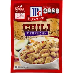 McCormick Seasoning Mix, White Chicken Chili 1.25 Oz, Gravy