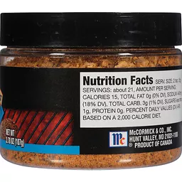 Grill mates top pork rub