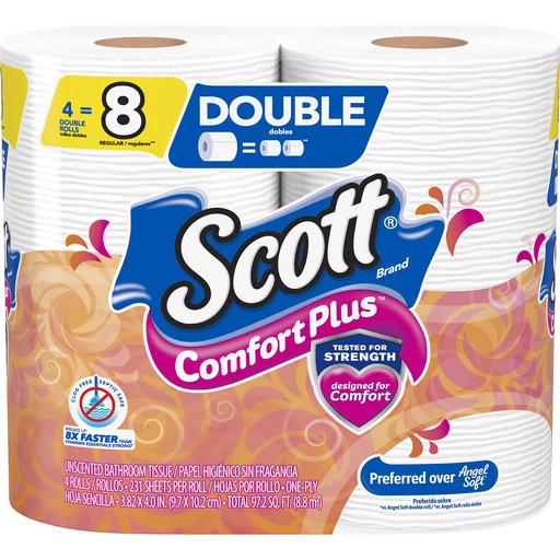 Scott comfortplus toilet deals paper
