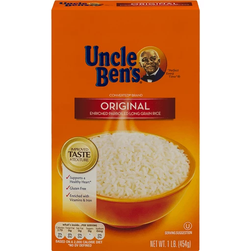 Uncle Bens Rice, Enriched, Long Grain, Parboiled/Original, White Rice