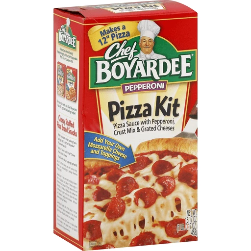 Chef Boyardee Pizza Kit, Pepperoni, Pie Crusts & Filling