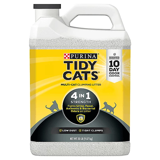 Tidy Cats Cat Litter Clumping 4 in 1 Strength 20 lb Litter
