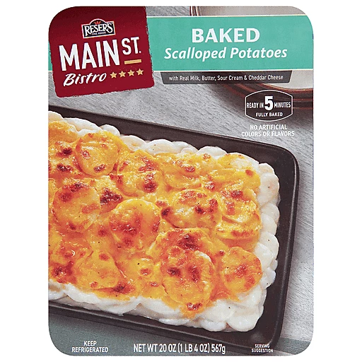 Main St Bistro Scalloped Potatoes Baked 20 Oz Fresh Side Dishes