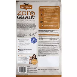 Zero grain dog food hot sale