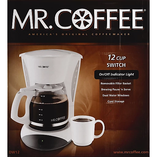 Mr coffee coffee maker white clearance