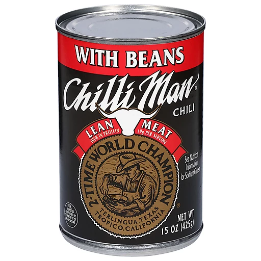Chilli Man Chili, With Beans, Lean Meat 15 oz | Chili | Price Cutter