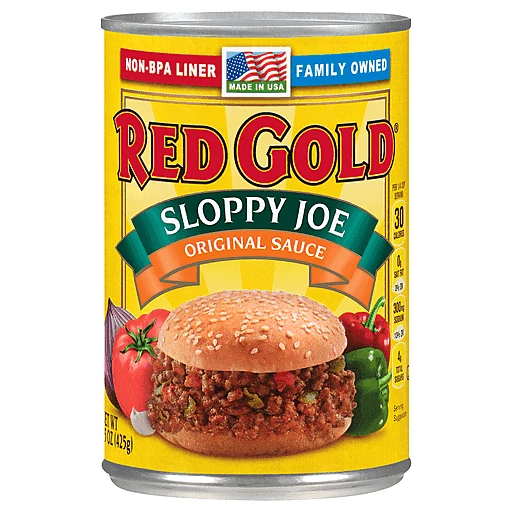 Red Gold Original Sloppy Joe Sauce, Diced Tomatoes & Pasta Paste