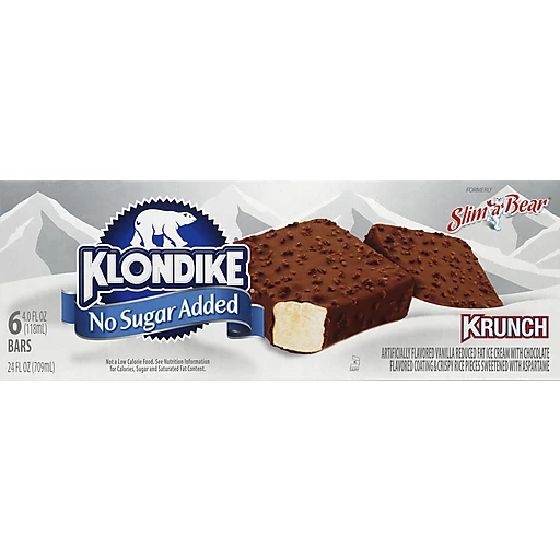 Klondike Krunch No Sugar Added Ice Cream Bars Sandwiches Bars