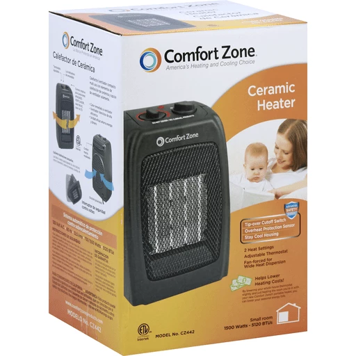 O2 Zone Heater Comfort Zone Infrared Heaters Comfort Zone CZ2032C Infrared Heater,