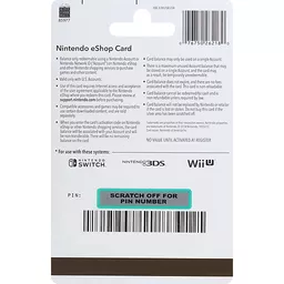 Nintendo eShop 20 Gift Card 1 ea Gift Cards Market Basket
