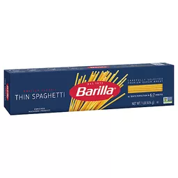 Barilla Spaghetti, Thin, Classic 1 Lb, Long Cut