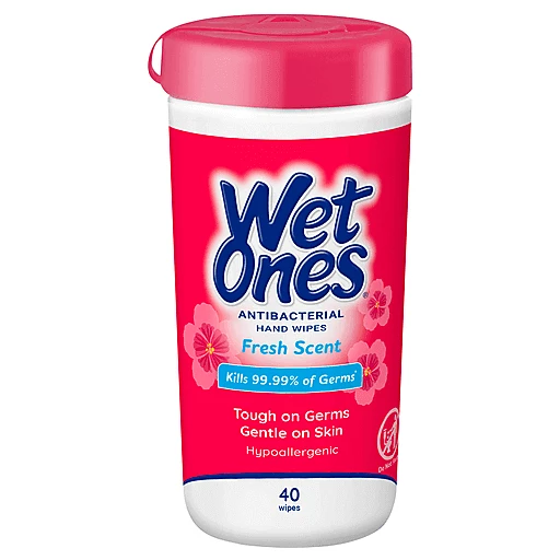 Wet Ones Hand Wipes Antibacterial Fresh Scent 40 Ea Toilet