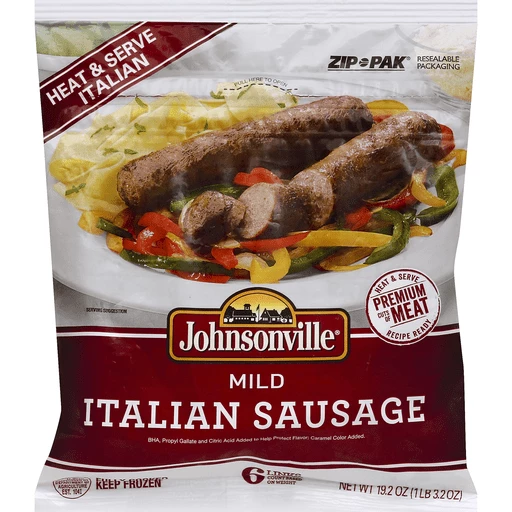 Johnsonville Sausage, Italian, Mild, Italian