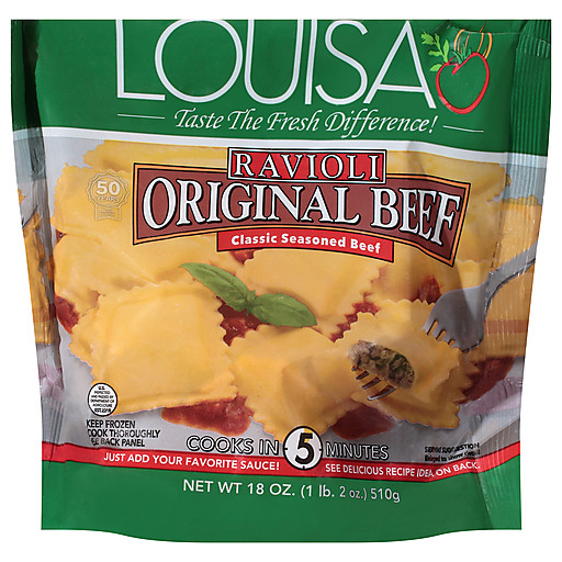 Louisa Ravioli, Original Beef 18 oz | Louisa | Town & Country Markets