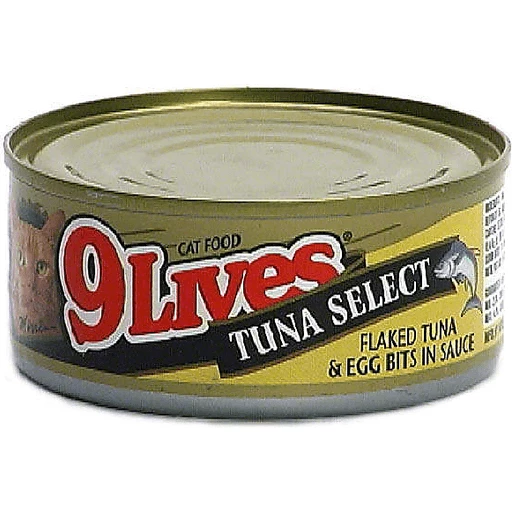 9 lives tuna and egg cat food hot sale