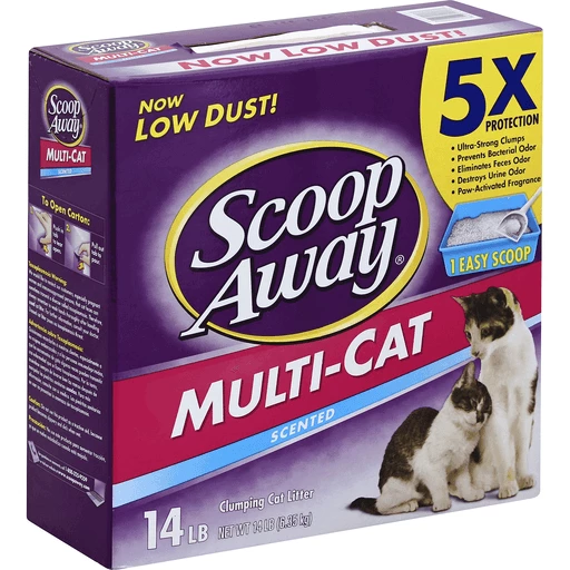 Scoop Away Clumping Cat Litter Multi Cat Scented Litter