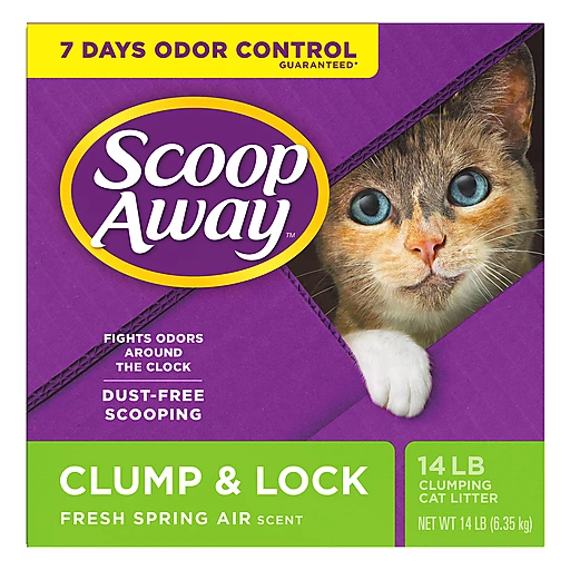 Scoop Away Clump Lock Fresh Spring Air Scent Clumping Cat Litter