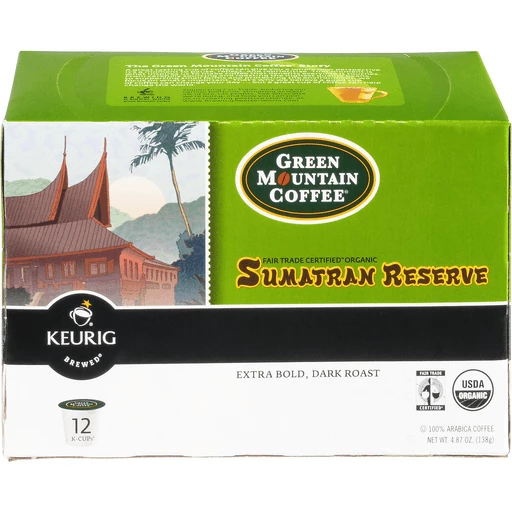 Green Mountain Coffee Roasters Sumatra Reserve Keurig Single Serve