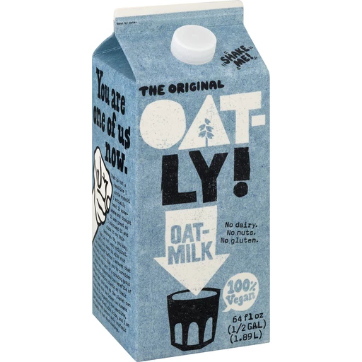 Oatly Oat-Milk, 100% Vegan, Milk Alternatives