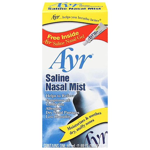 Ayr Saline Nasal Mist 1.69 Fl Oz Nasal Sprays Sendik s Food Market