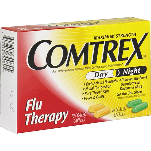 Comtrex Ingrediants Maximum Strength
