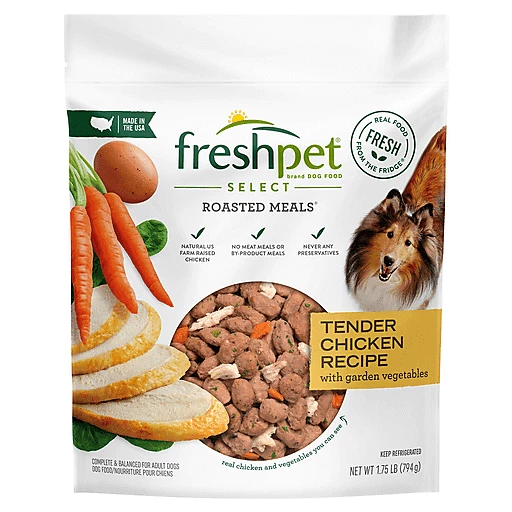 Freshpet Select Roasted Meals Tender Chicken Recipe Dog Food 1.75