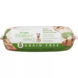 Freshpet Dog Food Grain Free Chicken Recipe Slice Serve Roll