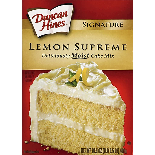 Lemon cake hot sale mix