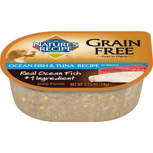 Salmon and top tuna dog food