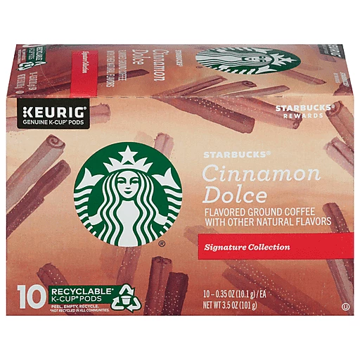 Starbucks Signature Collection K Cup Pods Ground Cinnamon Dolce
