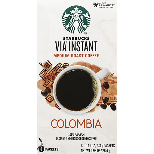 Starbucks Colombia Medium Roast Instant Coffee Instant