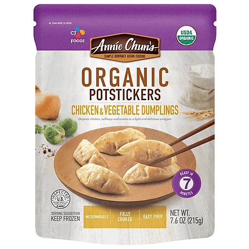 Annie Chun’s Potstickers, Organic, Chicken & Vegetable Dumplings