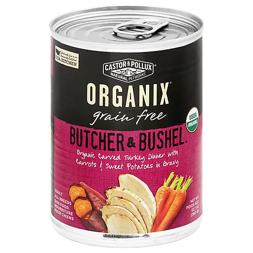 Organix Grain Free Butcher Bushel Organic Carved Turkey Dinner