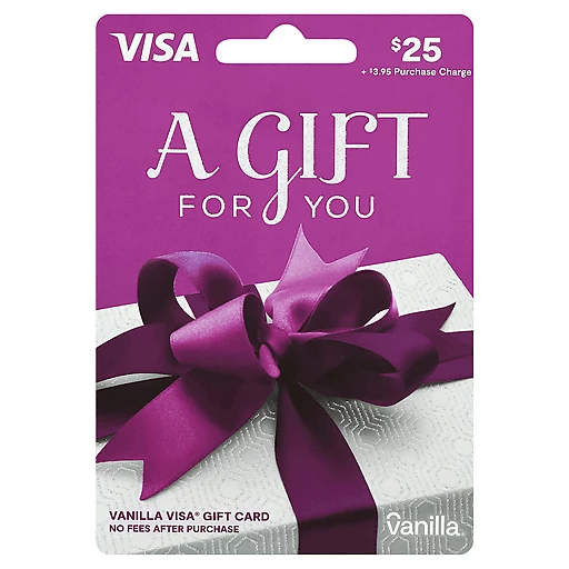 $25 Visa Gift Card Png