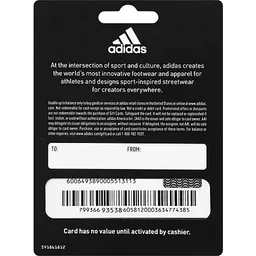Adidas us gift card number online