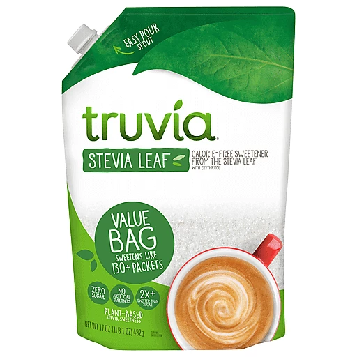Truvia Sweetener, Calorie Free, Stevia Leaf, Value Bag 17 oz