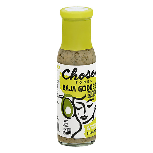Chosen Foods Dressing & Marinade, Baja Goddess, Unsweetened 8 oz | Chosen Foods | Town & Country Markets Chosen Foods Dressing & Marinade, Baja Goddess, Unsweetened 8 oz | Chosen Foods | Town & Country Markets