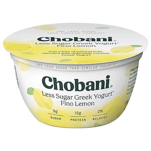 Chobani online less sugar