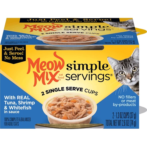 Meow mix simple top servings feeding guidelines