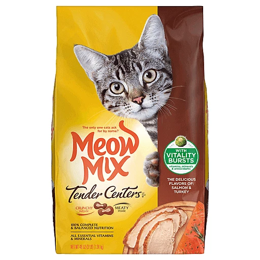 Meow mix hot sale wet food calories