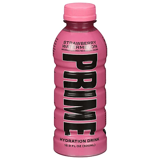 Prime Hydration Drink, Strawberry Watermelon 16.9 Fl Oz, Sports & Energy