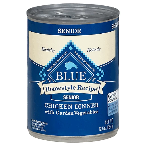 Blue Buffalo Blue Homestyle Recipe Senior Chicken Dinner Food for