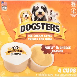 Dogsters Treats for Dogs Nutly Cheese Flavor Ice Cream Style 4
