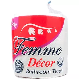 Femme Decor Bathroom Tissue 2 ply 1s
