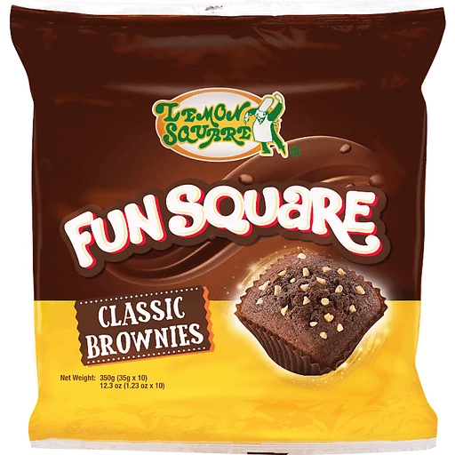 Lemon Square Fun Square Classic Brownies 30g x 10s
